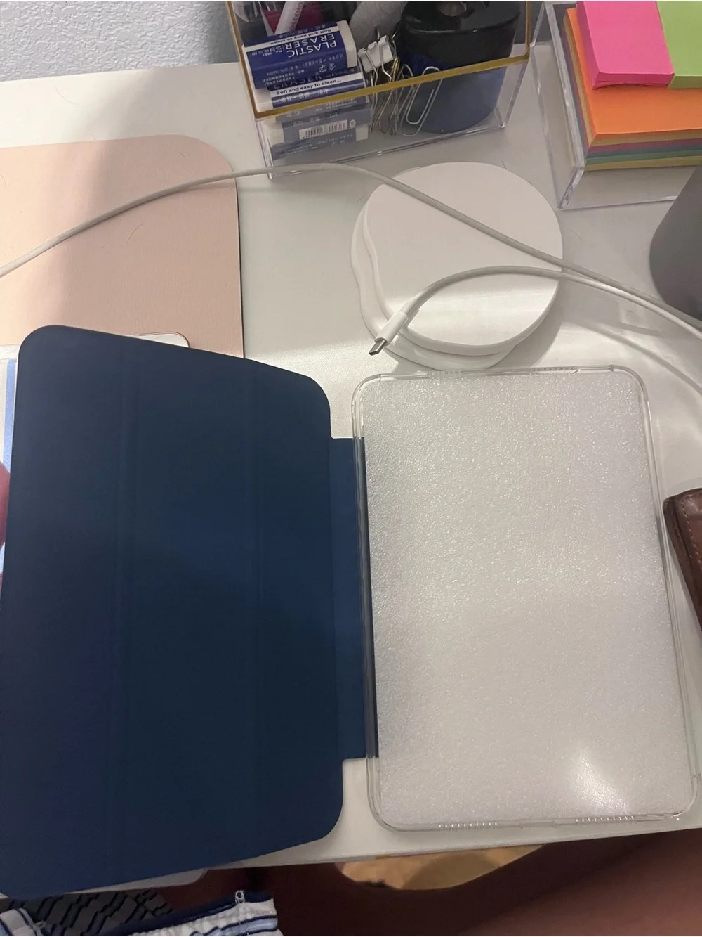 Blue floral iPad mini 6th/7th gen case